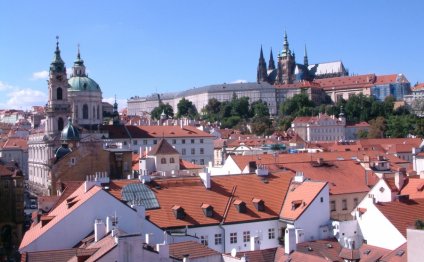 Prague castle area consists of