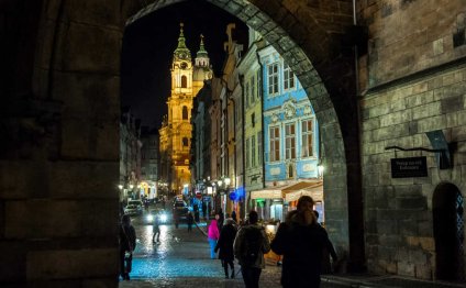 Night photos of Prague: