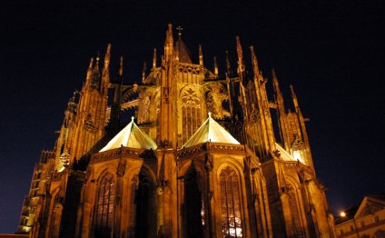 Night View of Prague Castle