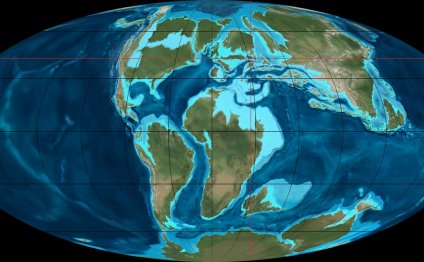 Europe 100 million years ago