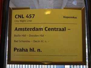 Amsterdam Praha Train