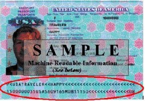 machine readable passport