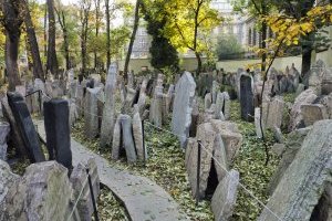 Old Jewish cemetery in Prague