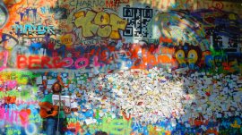 photo, image, john lennon wall, prague