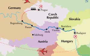 Travelling from Budapest to Prague