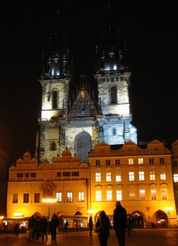 The fairytale-like Tyn Church