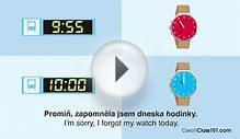 Czech Listening Practice - What Time is it Now in The