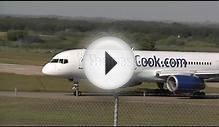 DONCASTER AIRPORT (UK) THOMAS COOK B757-200 & THOMSON B737