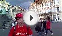 Huw the tour guide To Prague