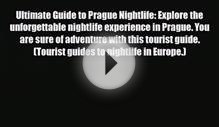 PDF Ultimate Guide to Prague Nightlife: Explore the
