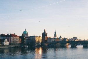 Vltava River in Prague, Czech Republic